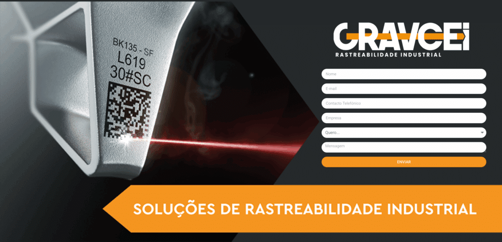 Website Gravcei apresentado no portfólio We For Bit
